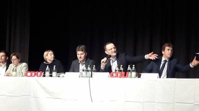 Bundesgesundheitsminister Jens Spahn
zu Gast bei der CDU Sdbaden